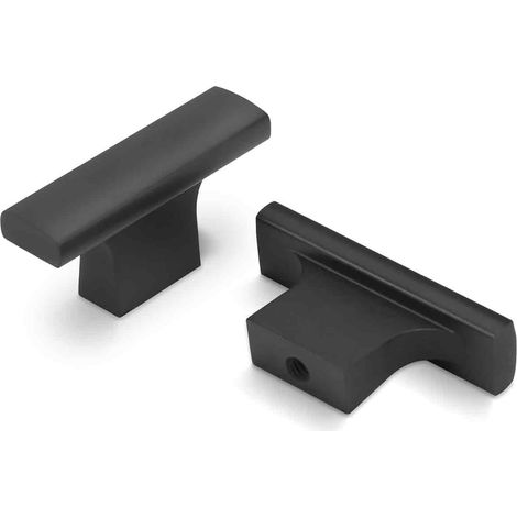 Poignées De Meuble - Boutons En Métal Noir Vintage Pour Armoire Tiroir Porte - Espacement Trou 32 64 96 mm - Lot De 10 Pièces (1/5)