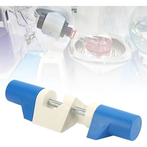 Labor-Schraubstock aus Aluminium nach deutscher Bauart, Eisenhalterung