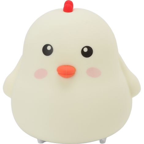 Veilleuse LED tactile, veilleuse poussin créative, lumière respirante, cadeau pour enfants, veilleuse bébé, avec capteur tactile, chargement USB. (1/5)