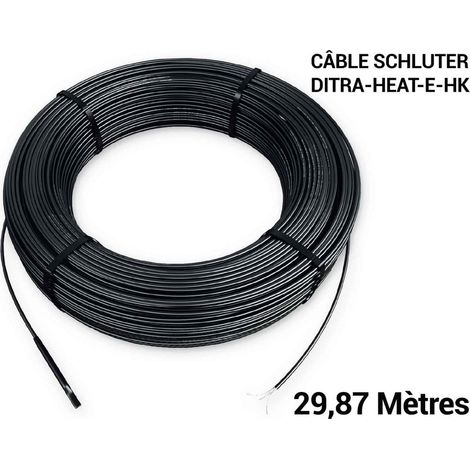Câble de chauffage 12.5 W/M DITRA HEAT E HK SCHLUTER  29.87 mètres