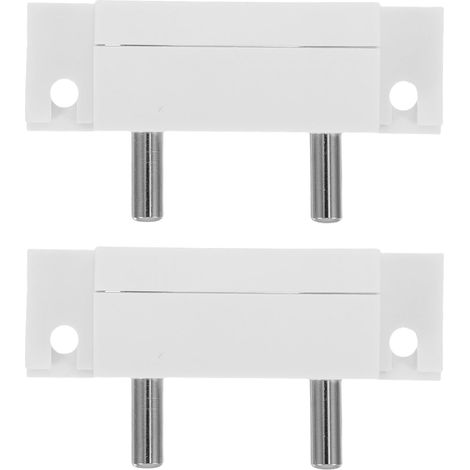 Schnelle Wasserlecksuchgeräte, weiße Kunststoff-Flüssigkeitselektrode, Echtzeitalarm für Badezimmer und kleine Betriebe, 2er-Pack (1/5)
