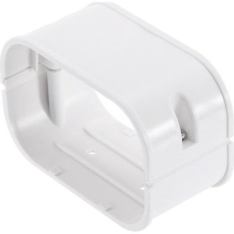 Housse décorative en PVC de 10,2 cm - Kit de couverture de ligne - Accessoires pour climatiseur - Pompe à chaleur centrale CA (blanc) (1/5)