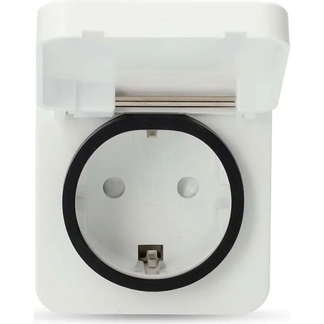 Enchufe inteligente Nedis wifipo130fwt impermeable 3680 W (1/3)