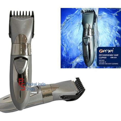 TAGLIA CAPELLI RICARICARICABILE IMPERMEABILE RASOIO REGOLA BARBA GM-639