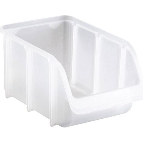 Sichtbox Gr.1 Transparent 673700 - Stapelbare Sortimentsbox für die Organisation