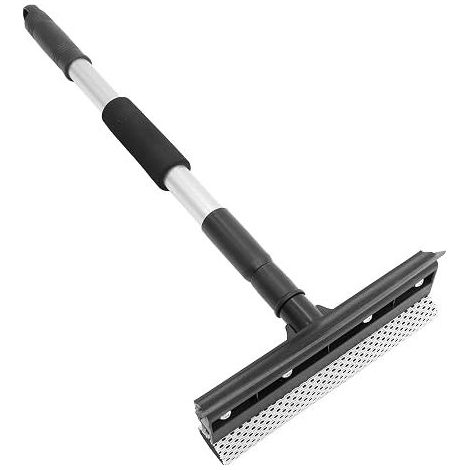 Stainless Steel Double Sided Telescopic Window Squeegee Adjustable Handle 30 Inch Car Windscreen Cleaning High Windows (1/3)