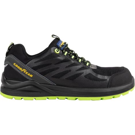 Goodyear Scarpe antinfortunistiche metal-free SP1 in tessuto nero e verde taglia 45