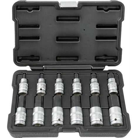 JBM 51260 Set di inserti esagonali 1/2" 12 Pz. (1/3)