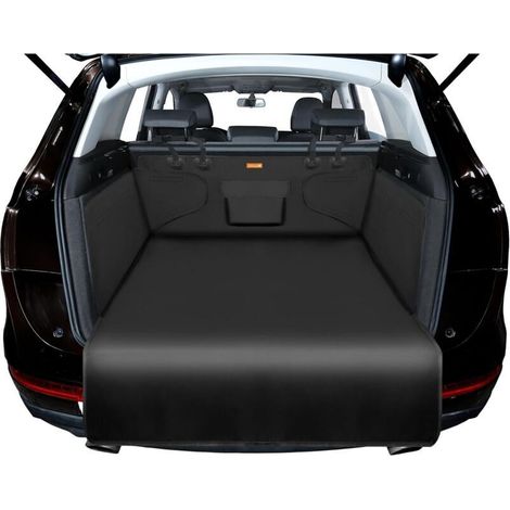 Housse coffre voiture pour chien universelle – imperméable Oxford, antidérapante, taille 165x104cm, protège coffre des griffes et poils (1/3)