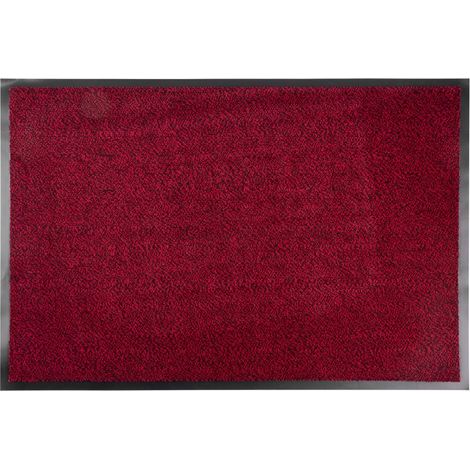 Fußmatte MagicHome, für die Tür, 60x90 cm, schwarz/rot (1/3)