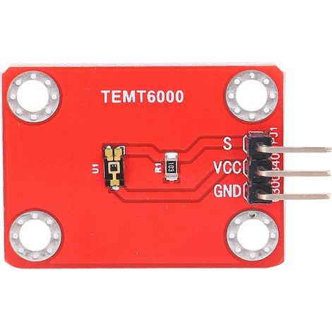 TEMT6000 Umgebungslichtsensormodul, analoge Signalmessung, Lichtintensitätsmessung, Beleuchtungsstärke 1-5000 Lux