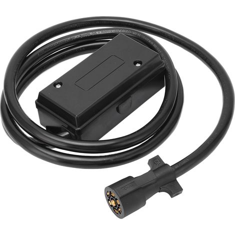 7-poliger Anhängerstecker (8 Fuß) mit Anschlussdose (US-Standard) (1/5)