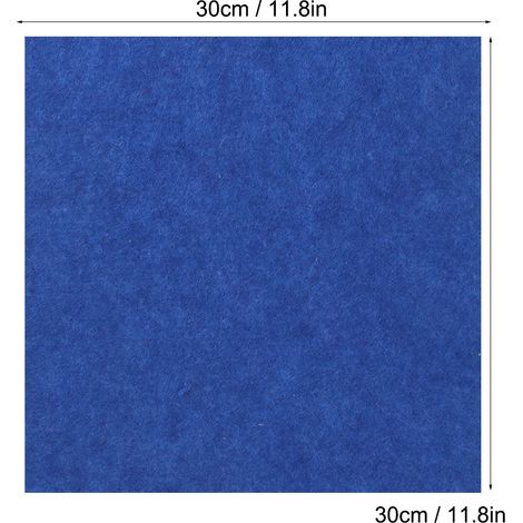 6-teiliges Akustikpaneel-Set – Absorbierendes und isolierendes Polyester, 30 x 30 cm, Blau, für Studio, KTV und Heimkino