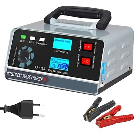 Chargeur de batterie, technologie de pulse intelligente, adapté pour 12V/24V, 12V 40A /24V 20A (1/2)