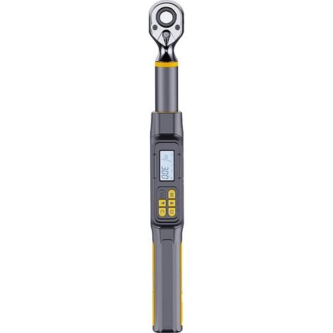 Clé dynamométrique, Mesure d'angle numérique, Fonctionnalités personnalisables, 3-60NM (1/2)