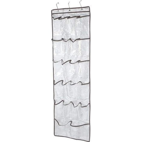 royaluxe - Tenture Murale Sacs de Stockage Rangement Au-Dessus de la Porte Chaussure Organisateur Rack étagère Oxford Tissu Stockage Suspendu Economiseur d'espace avec 22 Poches 45146cm (1/5)