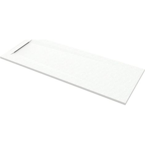 Piatto Doccia 70x180 Marmo Resina Slim H3 Rubino Vertical Bianco