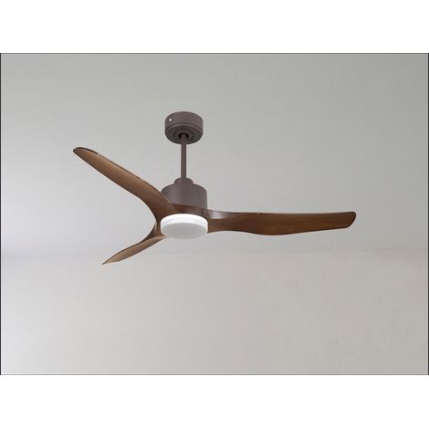 Ouray  de Klassfan - Ventilateur de plafond et destratificateur moteur DC Laiton pales bois sombre  45 à 55 m² OurayDC5P7Dw178 (1/5)