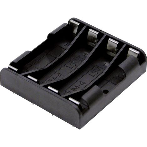 MPD BK-1264-PC8 Batteriehalter 4x Micro (AAA) Lötanschluss (L x B x H) 53 x 49 x 12 mm
