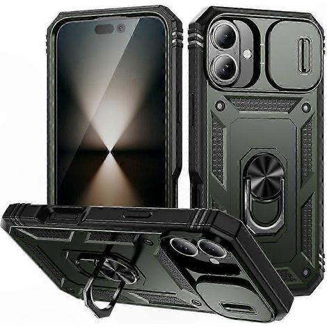 Coque Housse TPU PC Hybride avec Béquille et Glissière Camshield pour Téléphone 17, Protection Antichoc Robust (1/5)