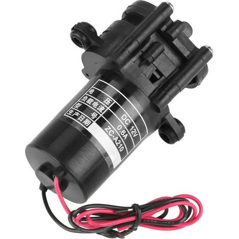 ZC-A210 12V Mini pompe à eau auto-amorante en plastique haute efficacité DC Pompe à engrenages (1/5)