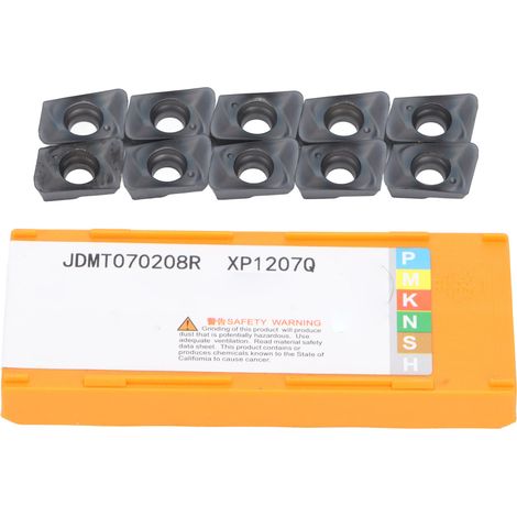Kit d'outils CNC de fraisage de tour en carbure cémenté avec insert tournant 10 pièces JDMT070208R (1/5)
