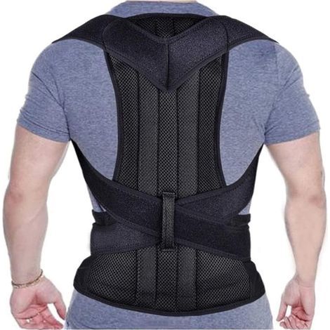Correcteur de posture pour hommes et femmes, soutien du dos et correction de la posture du dos, redressement des épaules (1/5)
