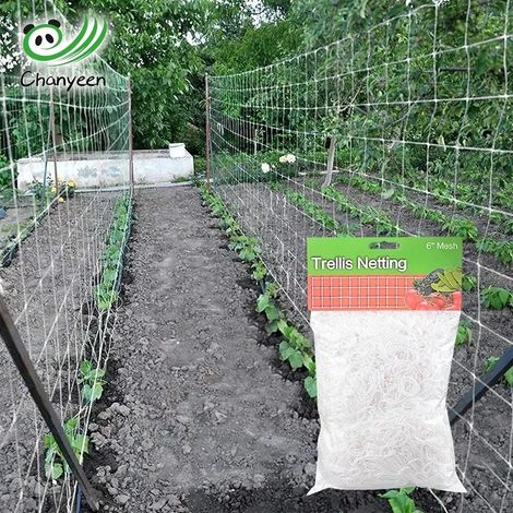 (Kit 03) Filet de support robuste pour plantes grimpantes, fleurs, légumes et vergers - Outils de jardinage (1/5)