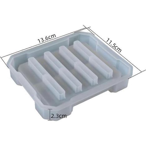 runde Untersetzerformen & 1 quadratische Untersetzerhalterung, Epoxidharzform