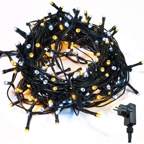 Guirlande lumineuse LED avec fil de cuivre, batterie 3AA, 2 m, lumière blanche froide, idéale pour la décoration et l'ambiance.