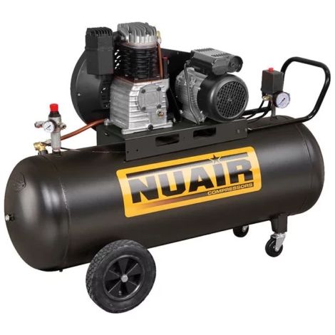 Compresseur d'air à piston cylindre fonte 150 litres 3 CV NUAIR (1/3)