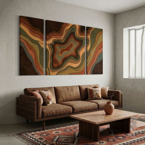 Cuadro Nalase, Estructura de Tela, Madera Nobilitada, 90x90h cm Multicolor (1/4)