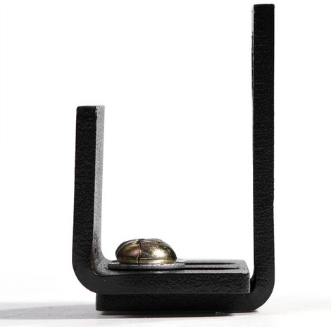 Eosnow Rail de porte de grange, 1,77 x 1,06 po, guides de sol de 1,89 po, guide pour véhicule récréatif, pour portail grillagé (1/4)
