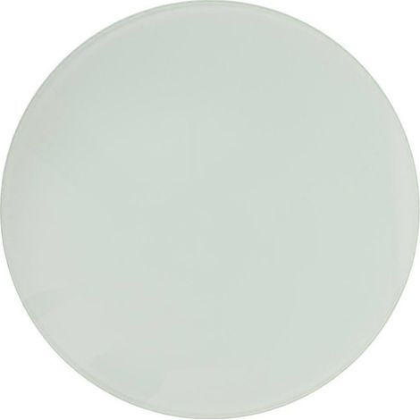 Planche à découper ronde en verre trempé blanc pour la préparation des aliments (1/5)