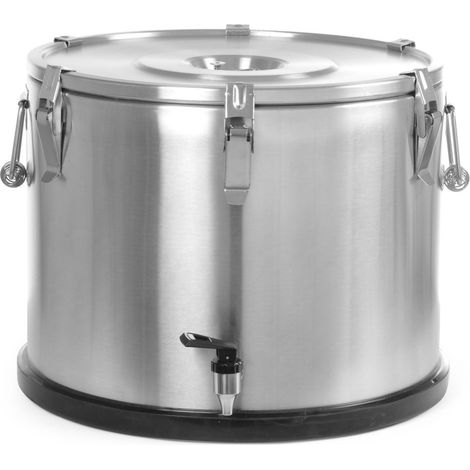 Termo de acero inoxidable con grifo para transporte de alimentos, 50 L - Hendi 710333 (1/5)