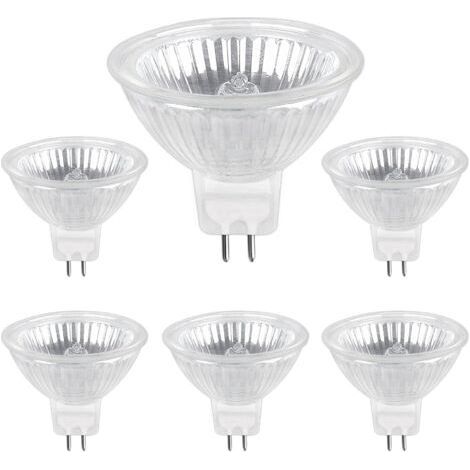Ampoule Halogene GU5.3 35W 12V, 400lm Blanc Chaud 2700K Dimmable, Ampoule Spot Halogène MR16, pack de 6 (1/5)