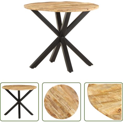 Bois de manguier - Table d'appoint 68x68x56 cm Bois de manguier massif (1/5)