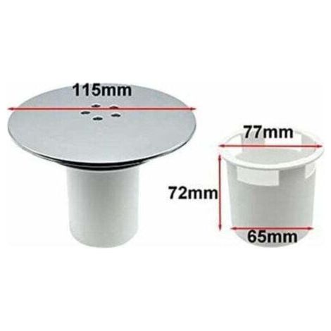 Shower drain, 90mm/115mm shower drain, shower drain cover replacement (1/4)