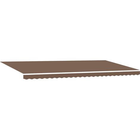 Maison Exclusive - Telo di ricambio per tenda da sole per 6x3,5 m Beige Poliestere (1/5)
