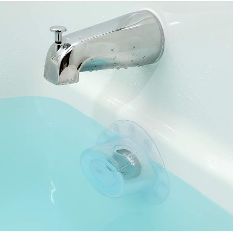 (16x16x5CM) Solutions Le Couvercle de vidange de débordement de Bain sans Fond ajoute des Pouces d'eau à la Baignoire pour Un Bain Plus Profond et Plus Chaud
