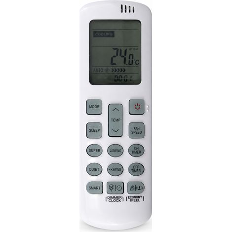 Telecomando per condizionatore compatibile con Hisense DG11R2-01, senza configurazione (1/5)