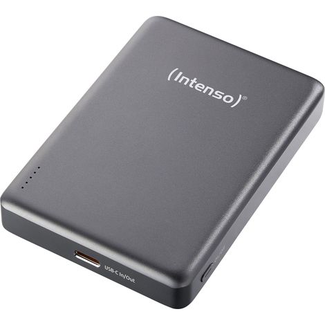 Intenso Intenso Power Bank MW10000 grey Powerbank 10000 mAh USB PD LiPo USB-C® Grau Statusanzeige (1/5)