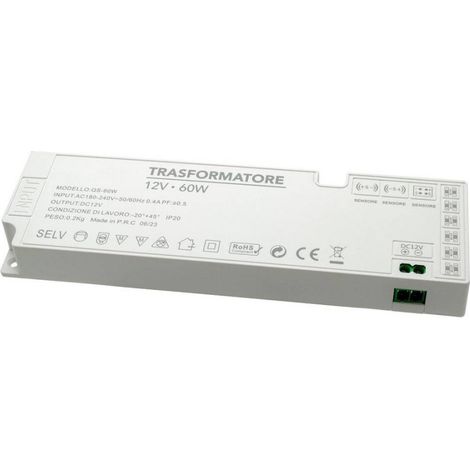 Trade Shop - Slim Power Supply 60w Transformador 230 A 12v Led Strip Lights Sensores - (1/5)