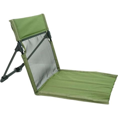 Chaise pliante, chaise de terrasse avec dossier – siège de sol pour pique-nique, fête en plein air, randonnée, camping, jardin, terrasse (1/5)