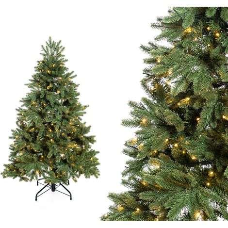 Evergreen Arbre de Noël artificiel Roswell Pin  LED incluses  Vert  150 cm (1/5)