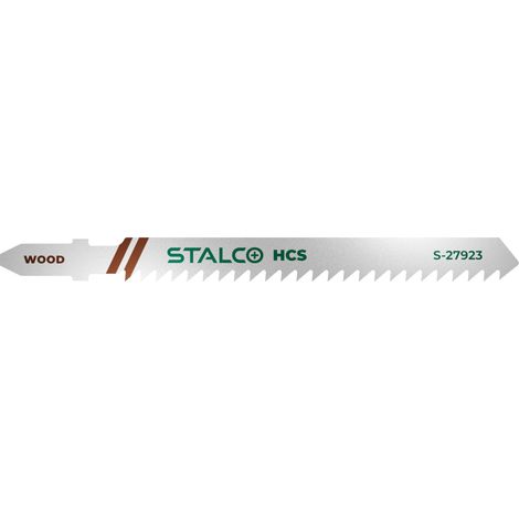 Stichsägeblätter - Holz 3,0 x 75 mm, Bosch-Halterung, 5er-Set stalco S-27923