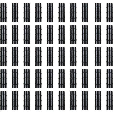 pair Lot de 50 pinces pour film de serre, 25 mm, pour la fixation de films plastiques, filets anti-insectes et filets d'ombrage. (1/4)