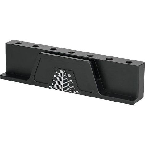 Plateau d'Embouts de Toupie, Porte-Embouts de Toupie en Alliage d'aluminium avec 7 Fentes Magnétiques pour Embouts de 1/4 Po, Organisateur pour Outils de Travail du Bois et Rangement des Clés (1/5)