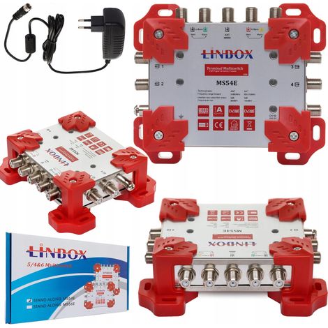 Multiswitch de 5 entradas y 4 salidas Linbox 5X4 5/4 (1/5)
