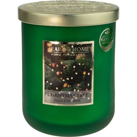 Bougie à la cire de soja Sapin de Noël - Heart and Home (1/2)